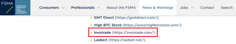 InvoTrade_FSMA_Warning