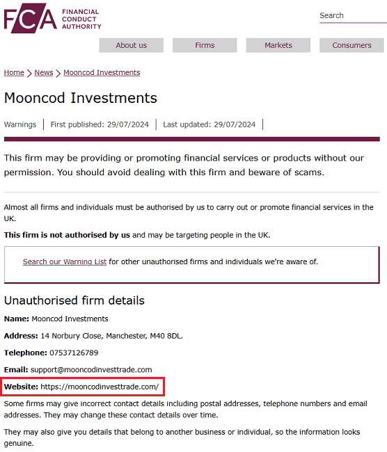 MooncodInvestments_FCA_Warning