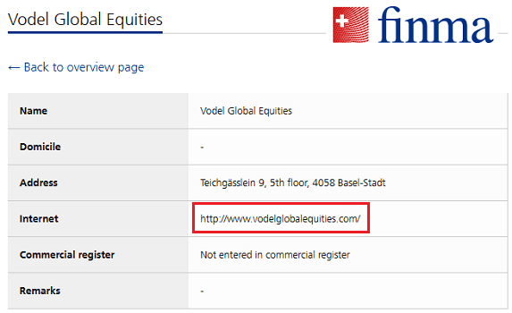 VodelGlobalEquities_FINMA_Warning