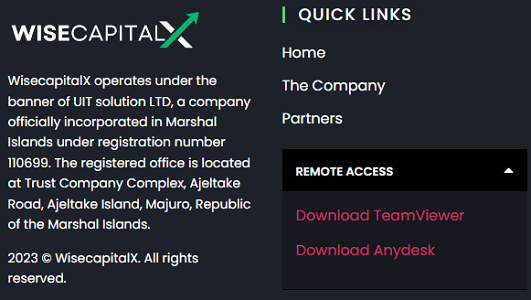 WisecapitalX_Remote_Access