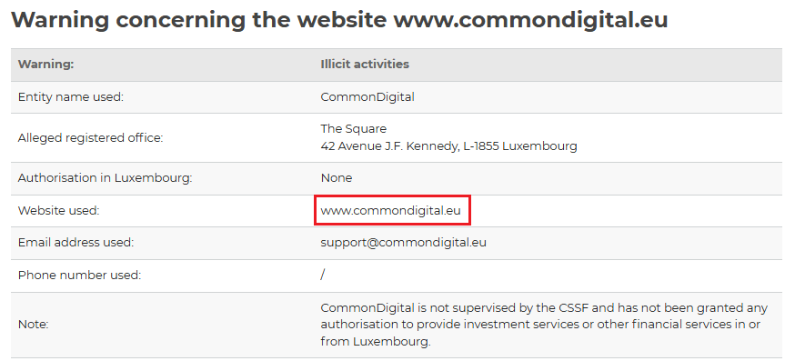 CommonDigital_CSSF_Warning