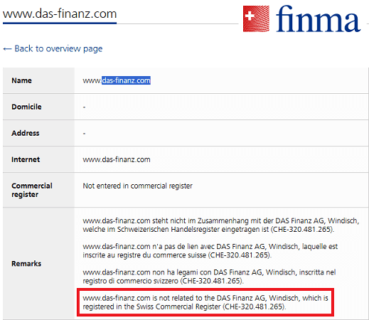 DASFinanz_FINMA_warning