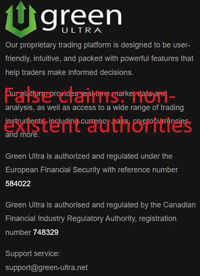 Green-ULTRA_false_claims