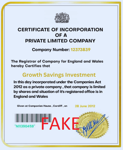 GrowthSavingsInvestment_fake_certificate