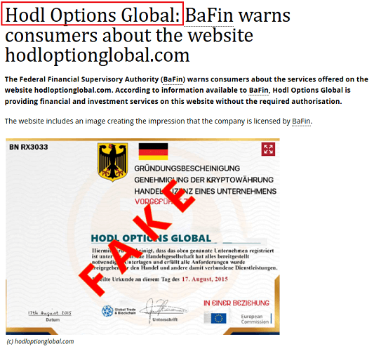 HODLOptionsGlobal_BaFin_warning