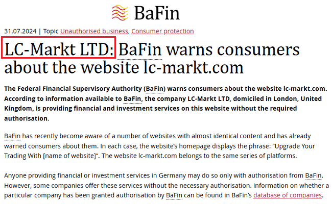 LC-Markt_BaFin_warning