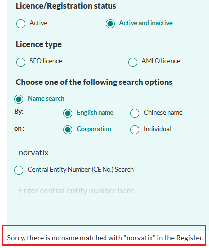 Norvatix_SFC_register