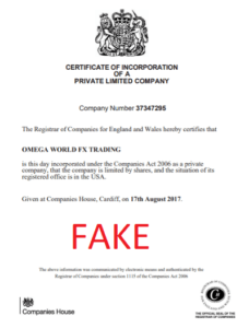 OmegaWorldFXTrading_fake_certificate