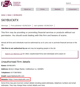 SkybuckFX_FCA_Warning