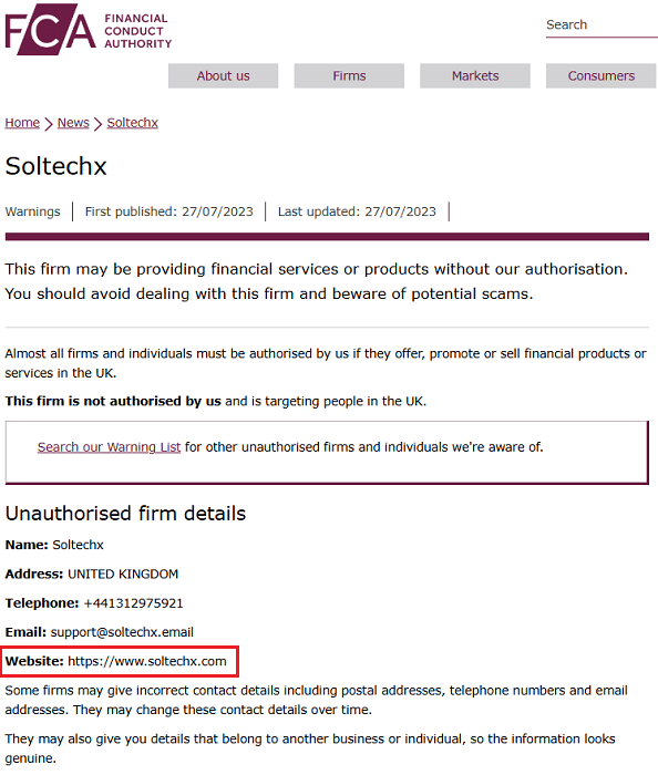 Soltechx_FCA_warning