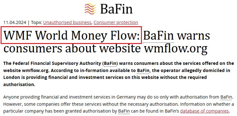 WMFlow_BaFin_Warning