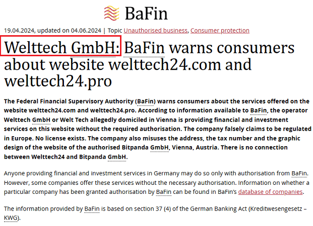 WeltTech24_BaFin_warning