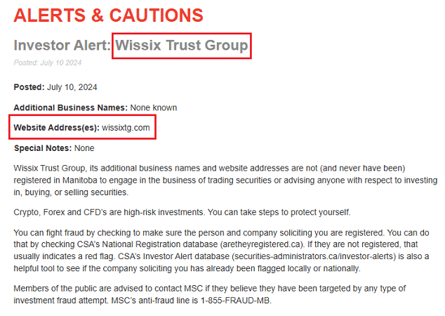 WissixTrustGroup_MSC_warning