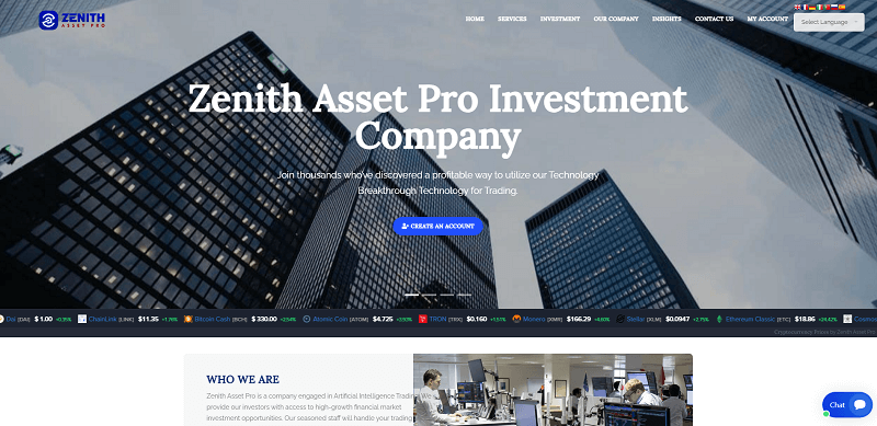 ZenithAssetPro.com Logo