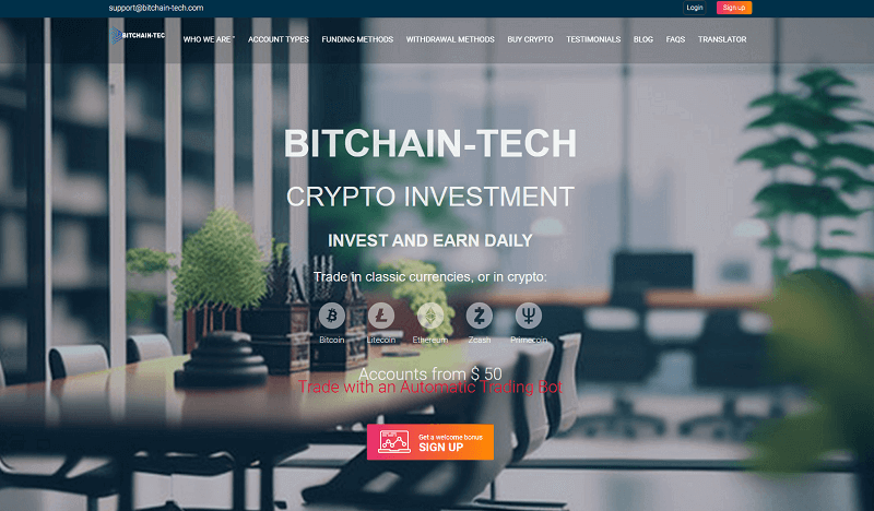 Bitchain-Tech.com Logo