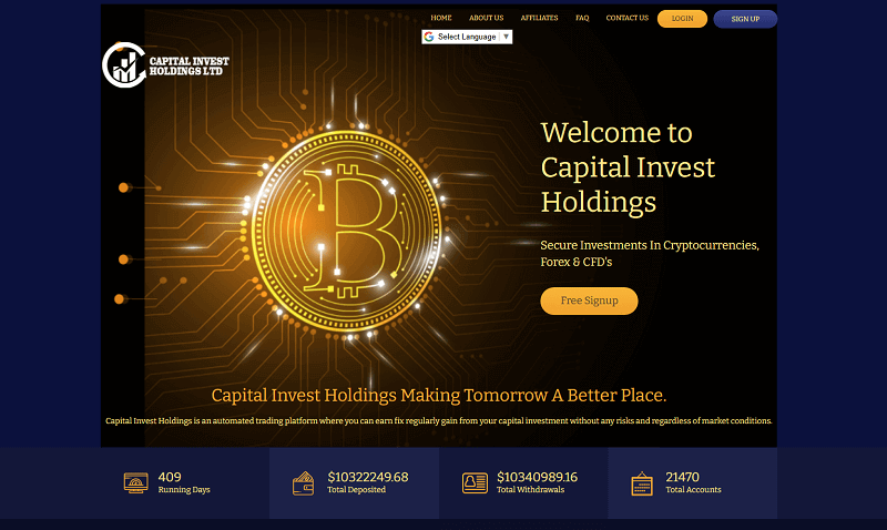 Capitalinvestholdingsltd.com Logo