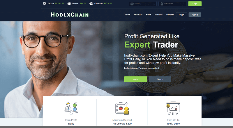 Hodlxchain.com Logo